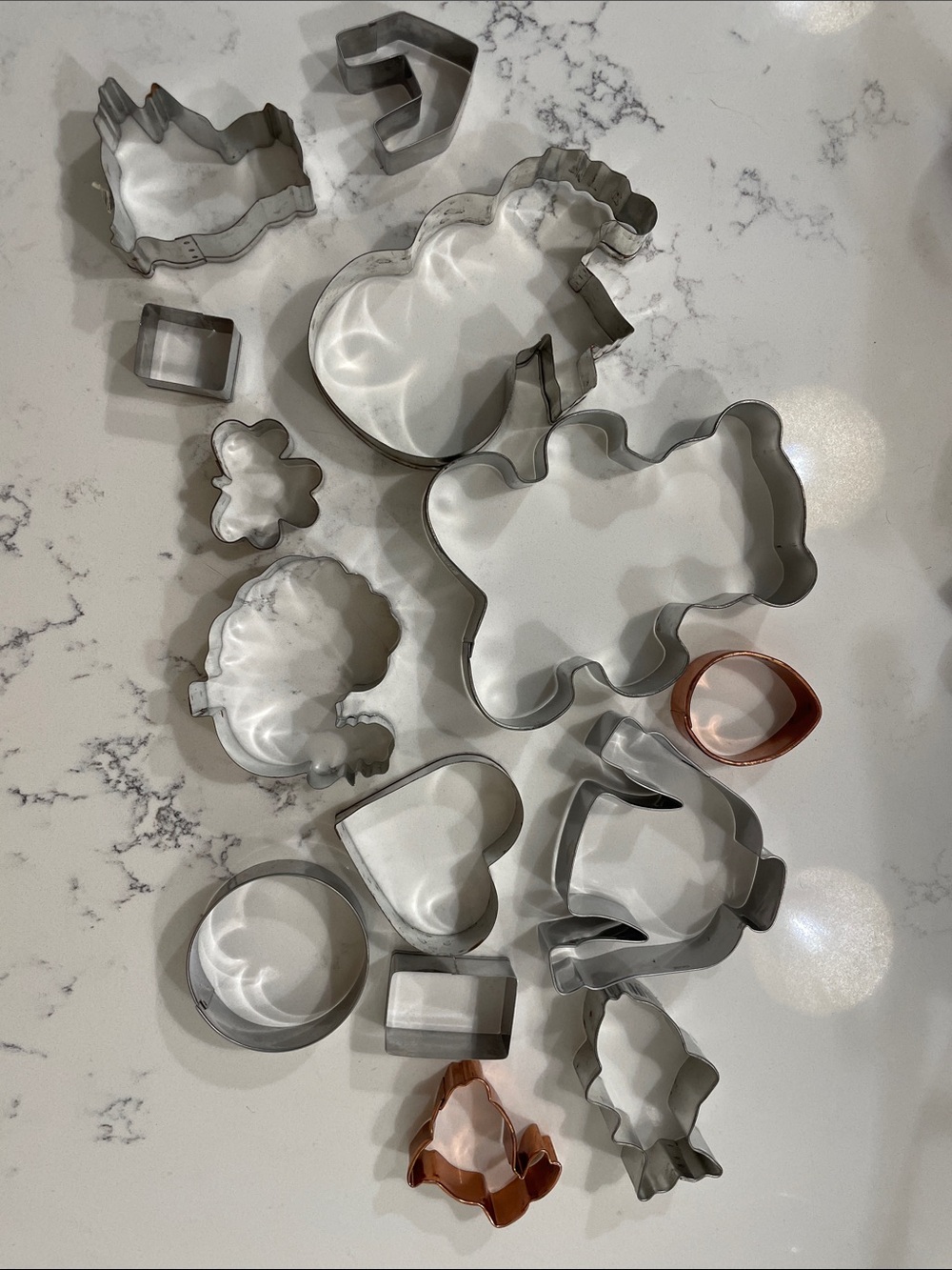 Assorted Stainless Steel Cookie Cutter Set - Silver